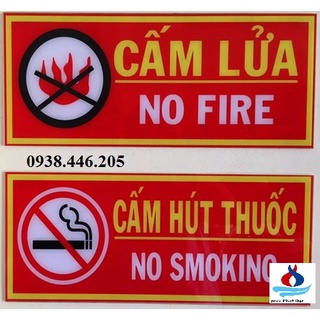 Bảng cấm lửa & cấm th u ố c Mica