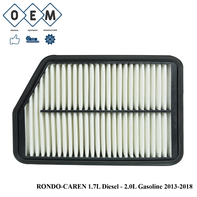 Lọc gió động cơ xe ô tô KIA RONDO-CAREN 1.7L Diesel - 2.0L Gasoline đời 2013-2018