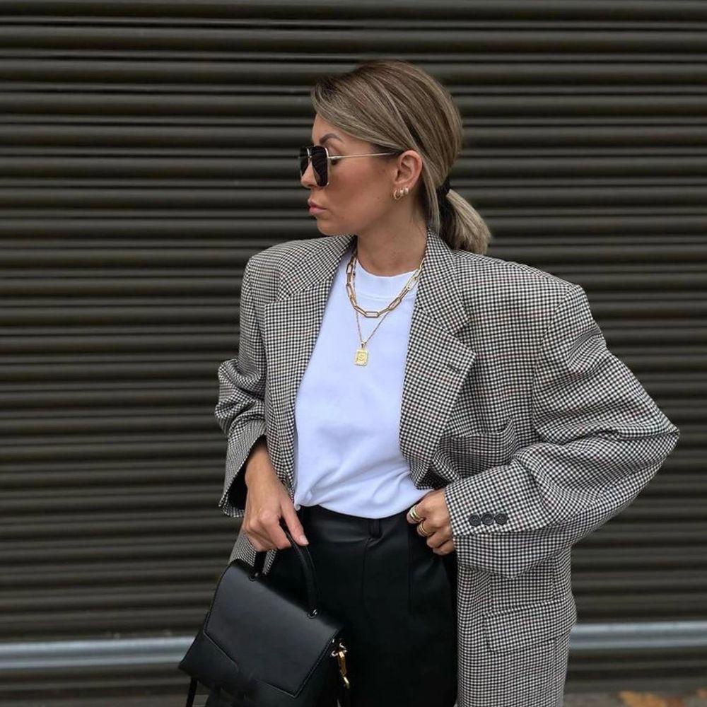 Vòng cổ Mặt Vuông VANES1 Phong Cách Đường Phố Đơn Giản Cho Cặp Đôi|Vòng cổ Sợi Xích Phong Cách Hàn Quốc Thời Trang Sang Trọng Cho Nữ