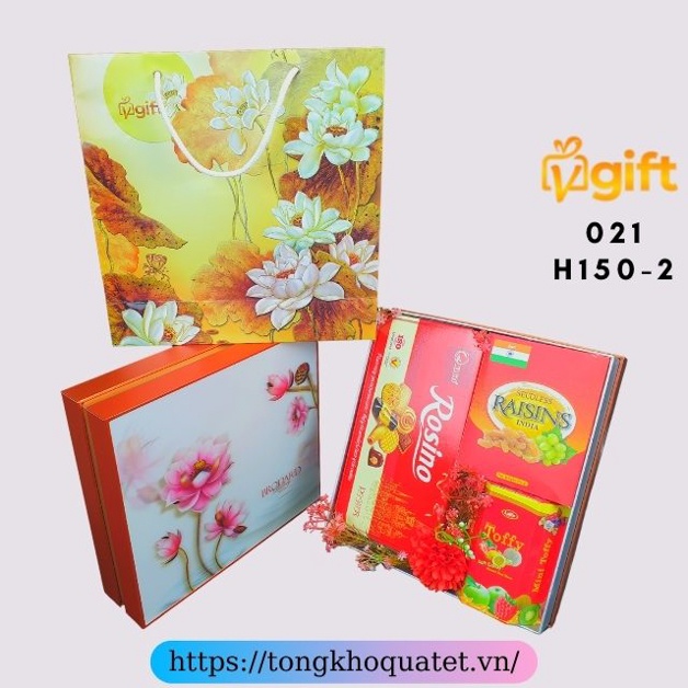 Hộp Quà Tết 2022 Mẫu hộp 150- 230 ( 10 Hộp Quà Tết ) | BigBuy360 - bigbuy360.vn