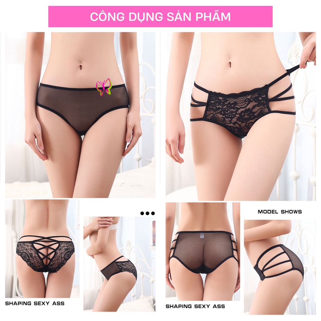 Quần lót nữ sexy ren dây kiểu trẻ trung, thoải mái, thoát mát  Anna Shop