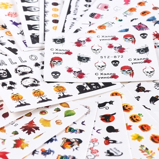 Set 24 nhãn dán phong cách Halloween độc đáo