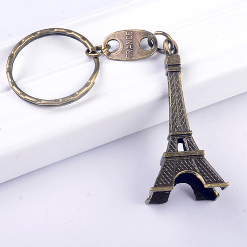 Bình Nước BK Kiểu Dáng Đơn Giản Hiện Đại✿Móc Khóa Kim Loại Hình Tháp Eiffel Xinh Xắn