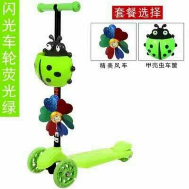 Xe trượt Scooter cánh cam hoa