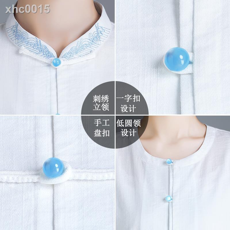 Bộ Đồ Tập Thái Cực Quyền Vải Cotton Mỏng Tay Ngắn Thiết Kế Dễ Thương Cho Nữ