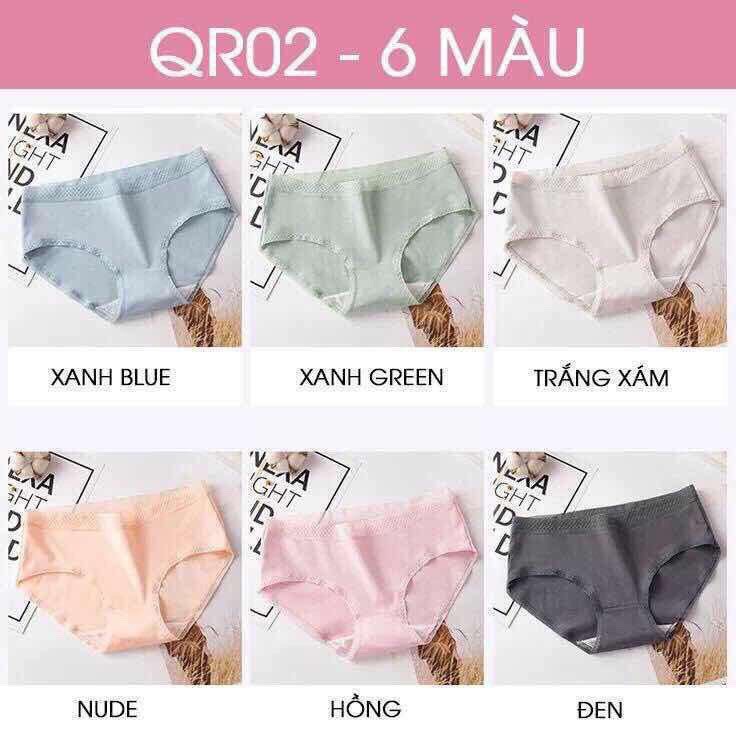 [Set 10 quần] Quần lót nữ cotton QR02