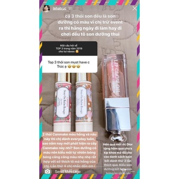 Son dưỡng có màu Canmake Stay On Rouge Balm  T04 09 16 Nhật Bản