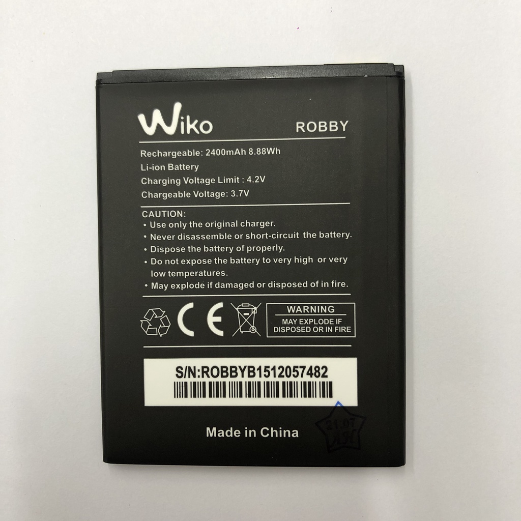 [Bảo hành đổi mới] Pin Wiko Robby giao hàng hỏa tốc