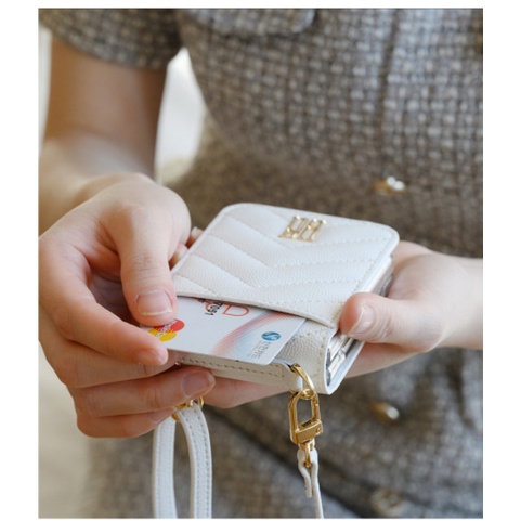 Ốp Điện Thoại Da Nắp Gập Có Ngăn Đựng Thẻ + Dây Đeo Vai Chữ V Cho Samsung GALAXY   {Z Flip 3