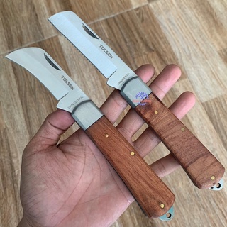 Dao thợ điện thép không gỉ cán gỗ tolsen 38040 / 38041