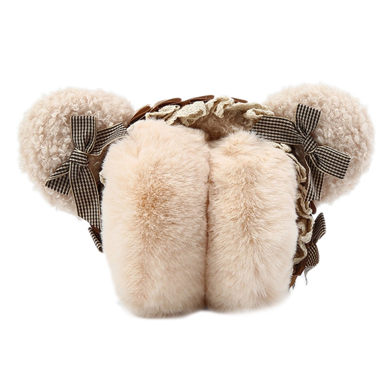 Chụp Tai Nhồi Bông Giữ Ấm Mùa Đông Sáng Tạo Cho Nữ