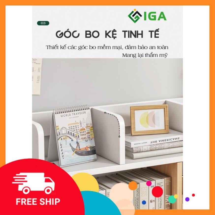 ffd Kệ sách để bàn làm việc, giá sách đề bàn học bàn máy tính thiết kế hiện đại - GP157