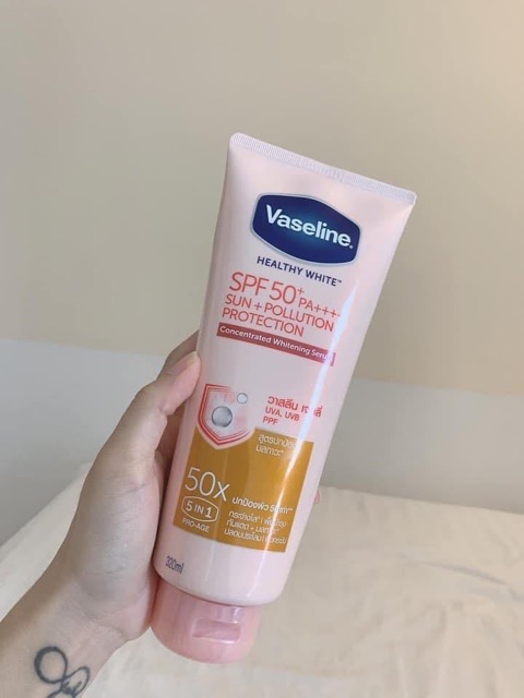 [BẢN MỚI-FREESHIP] DƯỠNG THỂ TRẮNG DA VASELINE 50X THÁI LAN