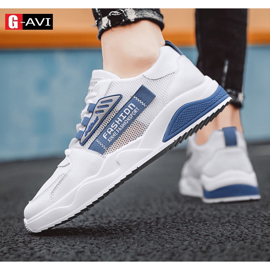 GIÀY NAM ĐỒNG GIÁ-Giày sneaker thể thao nam mẫu mới hot trend 2021 kiểu dáng trẻ trung, cá tính Avi415