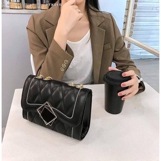 [Hot Sale] Túi Khoá Tráng Gương Phong Cách ULZZANG Da Cao Cấp Đen Trắng Thời Trang Hàn Quốc 2021 TG01-02