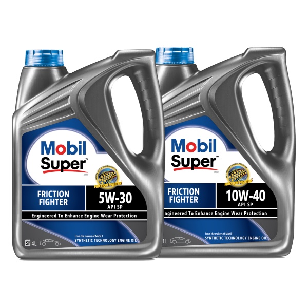 Dầu nhớt ô tô Mobil Super Friction Fighter 5W30 / 10W40 / 15W40