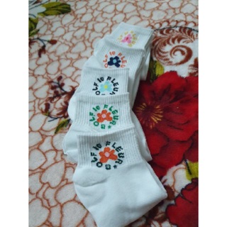 Tất vớ icon bông hoa flower cực xinh- flower icon socks Ulzzang