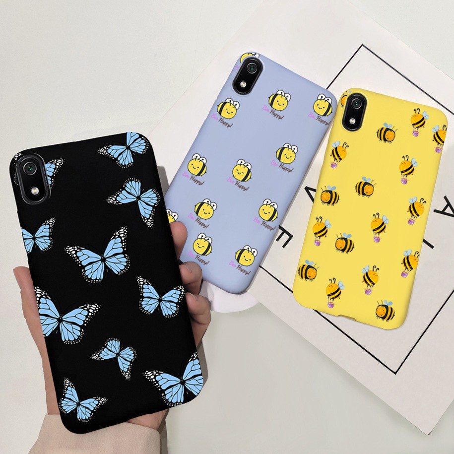 Ốp điện thoại silicone mềm hợp thời trang cho Xiaomi Redmi 7a 7 A7