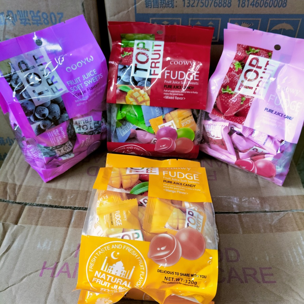 Kẹo Dẻo Trái Cây Top Fruit 320g