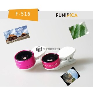 [FREESHIP 99K]_Ống kính 3 trong 1 chụp ảnh cho smartphone Funipica F-516