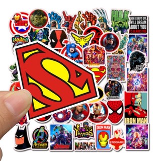 Bộ 50 stickers dán Marvel