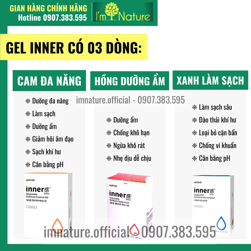 Gel Inner Vệ Sinh Phụ Nữ