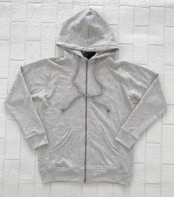 [Mã FAGREEN1505 giảm 10% tối đa 30K đơn 99K] áo khoác hoodie xám xuất khẩu | BigBuy360 - bigbuy360.vn