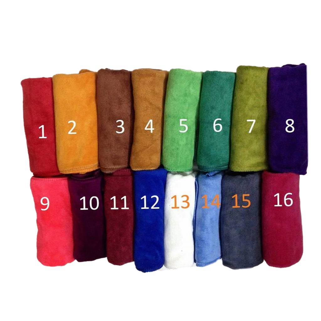 Khăn gội đầu spa 35*75cm chất liệu microfiber