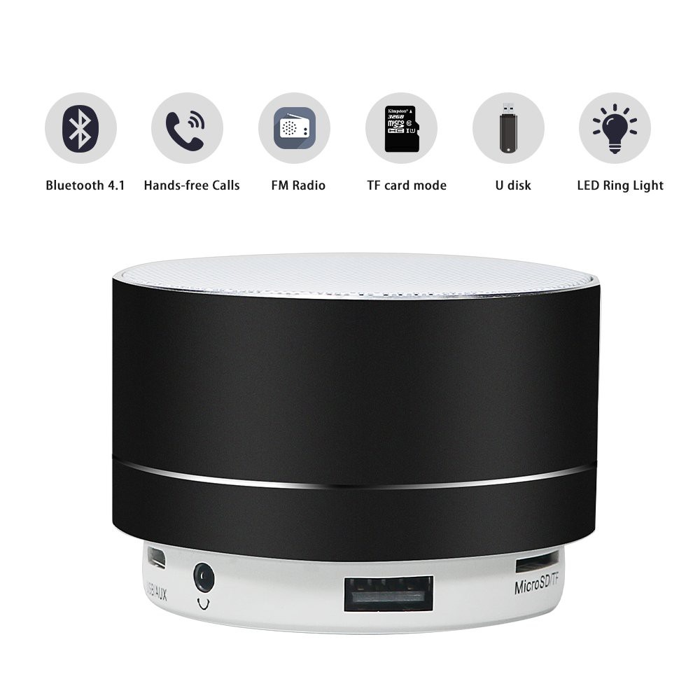 Loa Bluetooth Không Dây Nhỏ Gọn Có Micro Hỗ Trợ Thẻ Nhớ Sd / Tf