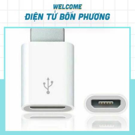 Cổng Chuyển MicroUSB Sang Lightning cho iPhone X/8/7/6 iPad Air Mini iPod