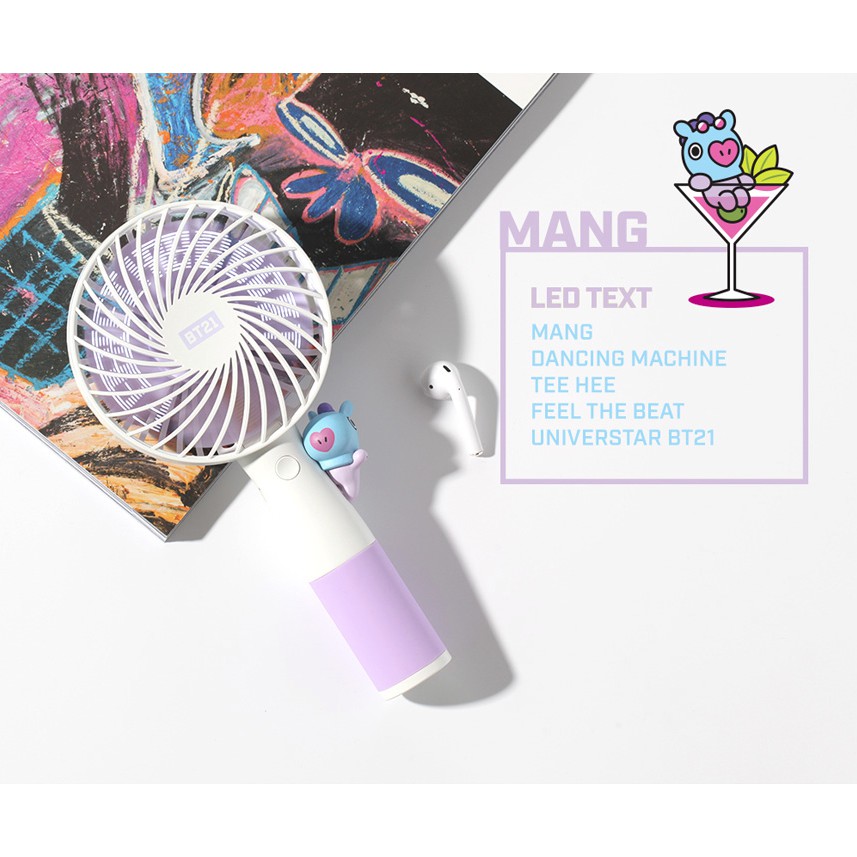 (Có sẵn/freeship xtra) Handy fan BT21 Ver 3 Quạt mini cầm tay | BigBuy360 - bigbuy360.vn