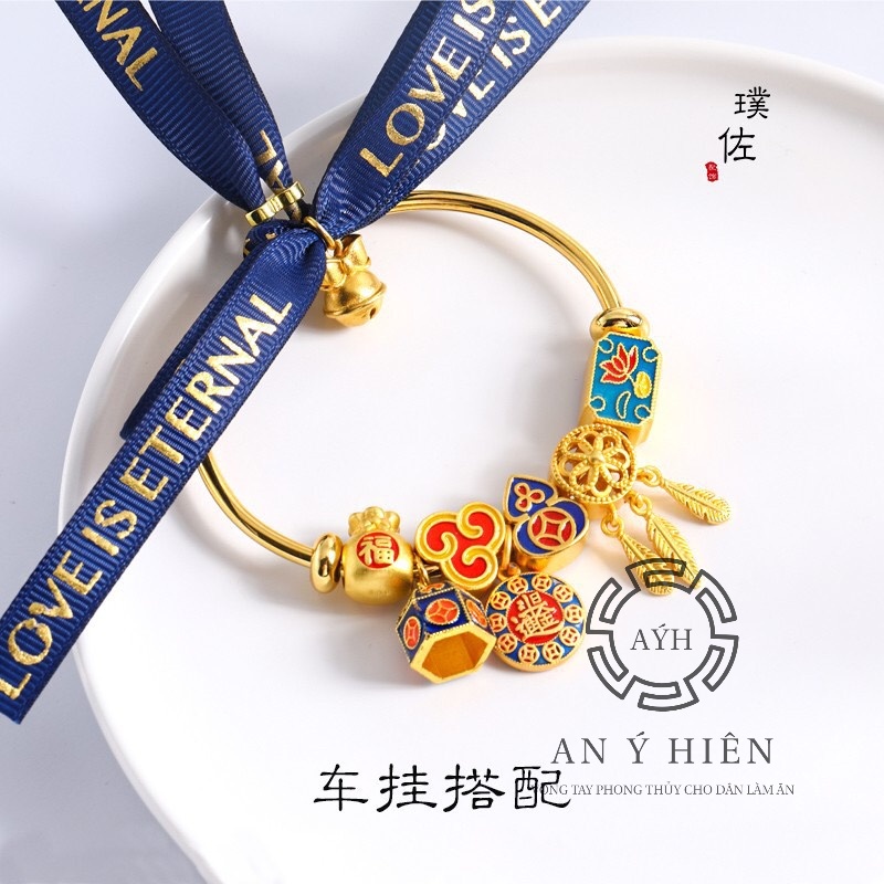 Charm Hồ lô xanh khai lộc #C235 ( An Ý Hiên)