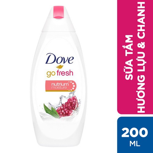 Sữa tắm dưỡng ẩm Dove Hương Lựu và Chanh 200ml