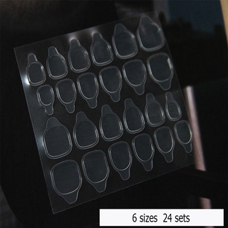 Bộ 24 Sticker Dán Móng Tay Bằng silicone