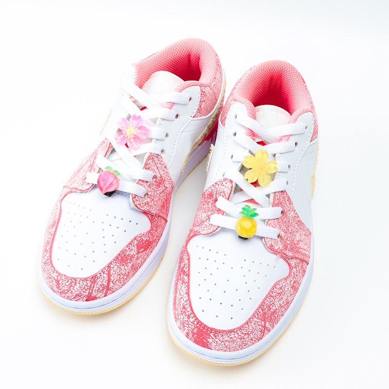 1 Khóa Dây Giày Hình Hoa Quả Dễ Thương Cho Nam Nữ