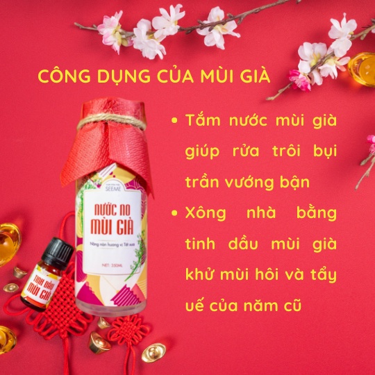 Tinh Dầu Mùi Già Nước No Mùi Già Thơm Nhà Khử Mùi Tẩy Uế Ngày Tết Soma TD37