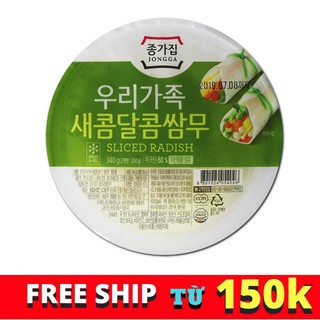 💥 ⚡ SẢN PHẨM CHÍNH HÃNG ( CỦ CẢI MUỐI HÀN QUỐC 340G
