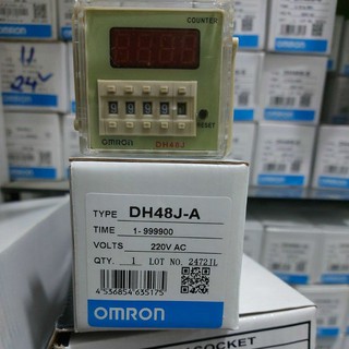 Đồng hồ đếm 11 chân tròn omron dh48j-a 220v 24v