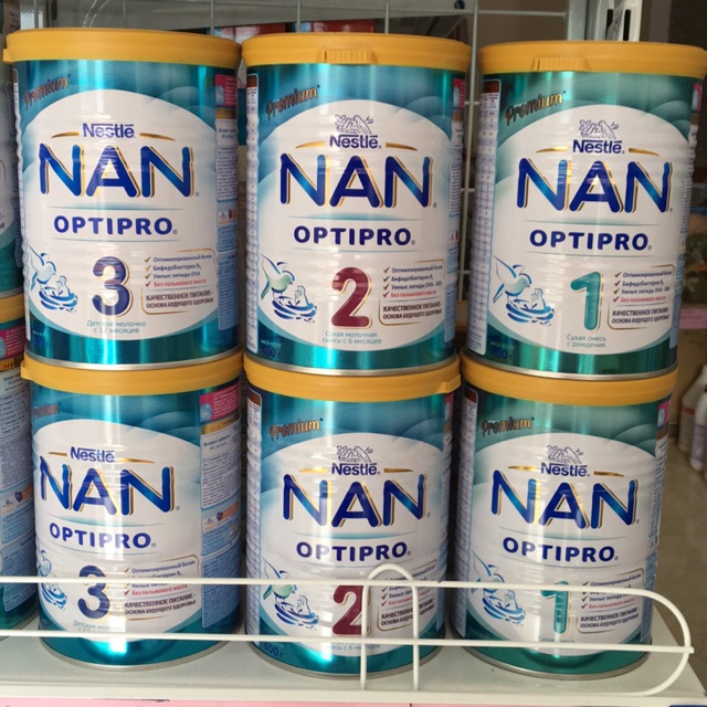 Sữa bột Nan Nga 1,2,3 400g