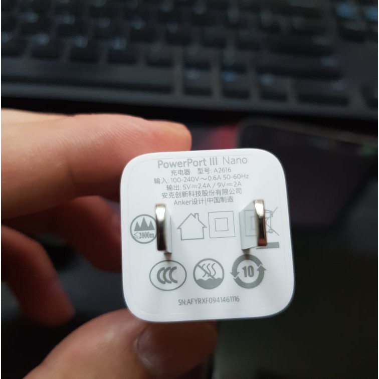 Sạc anker nano chuẩn PD 18W-20W sạc cực nhanh