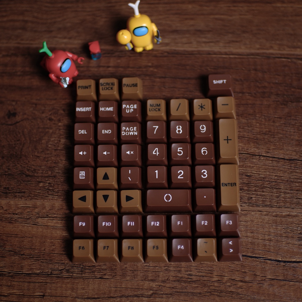 Keycap DAGK CHOCOLATE ABS Double Shot 108 Phím SA Profile Của EZPC