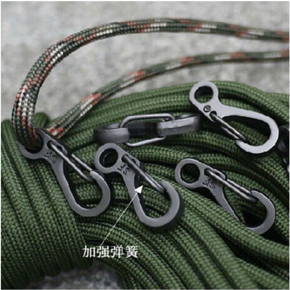 Set 10 Móc Khóa Sinh Tồn Chất Liệu Nhôm Thiết Kế Đơn Giản