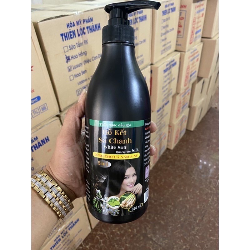 Dầu gội bồ kết chanh sả 850ml