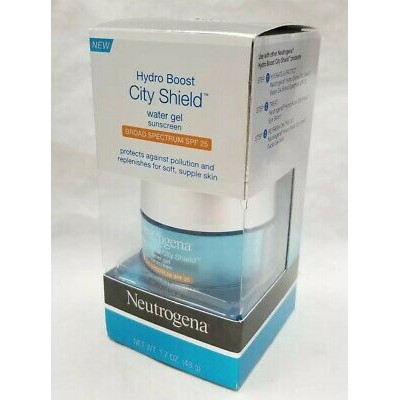 [Giá sốc] Kem dưỡng ẩm da có chống nắng Neutrogena Hydro Boost City Shield Water Gel SPF 25 (48g)