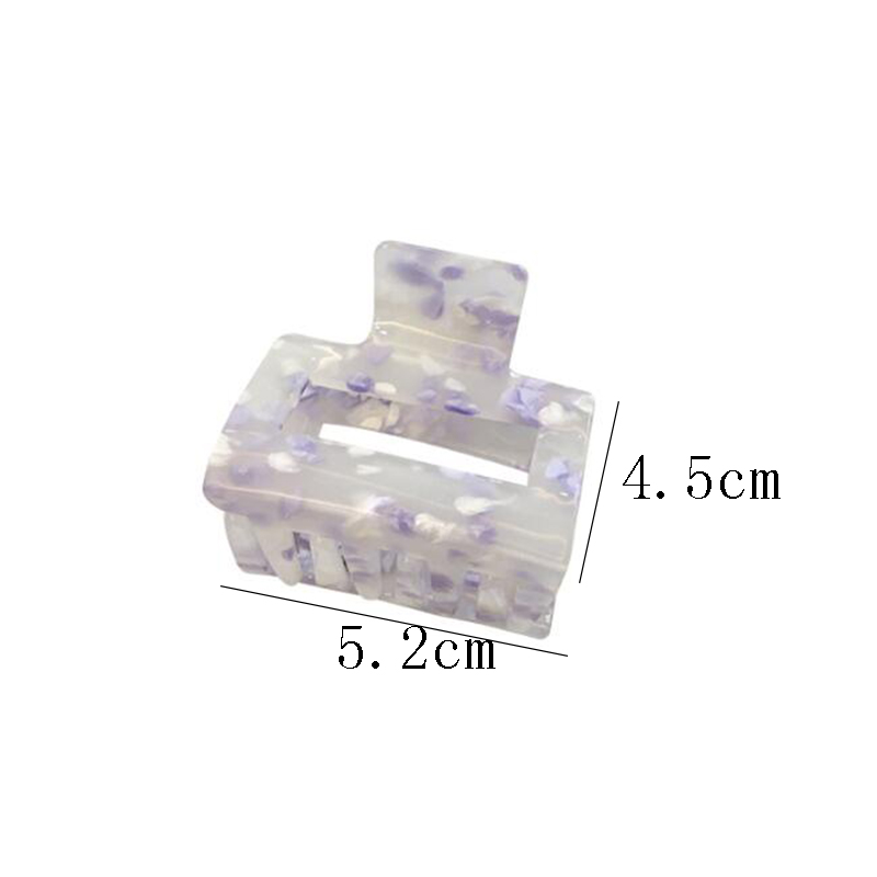 Kẹp Càng Cua Hình Chữ Nhật Chất Liệu Acrylic