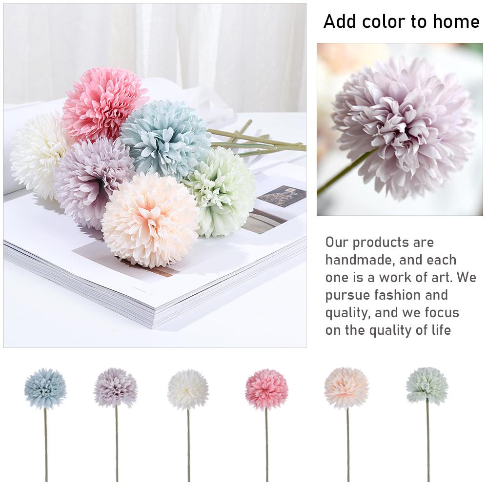 Nhánh Hoa Cẩm Tú Cầu Giả Bằng Lụa Nhiều Màu Dùng Trang Trí DIY