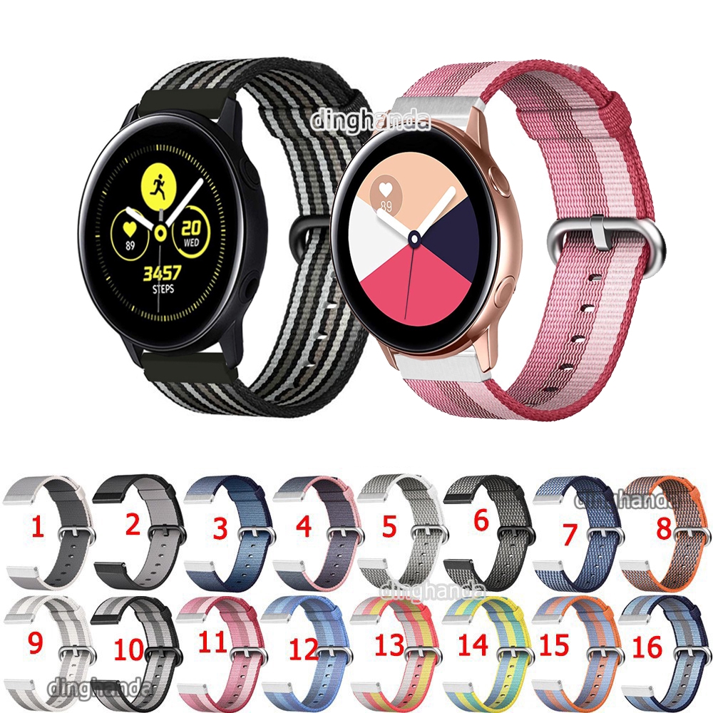 Dây đeo sợi nylon thể thao cho đồng hồ Samsung Galaxy Watch Active 2