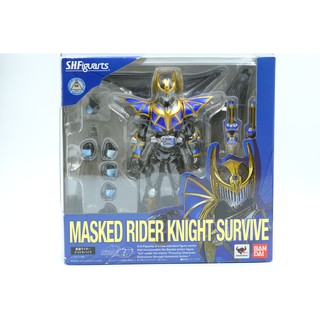 Mô hình SHF Knight Survive. Chính hãng Bandai Kamen Rider S.H.Figuarts Ryuki. Phụ kiện Advent Deck Cards nguyên seal