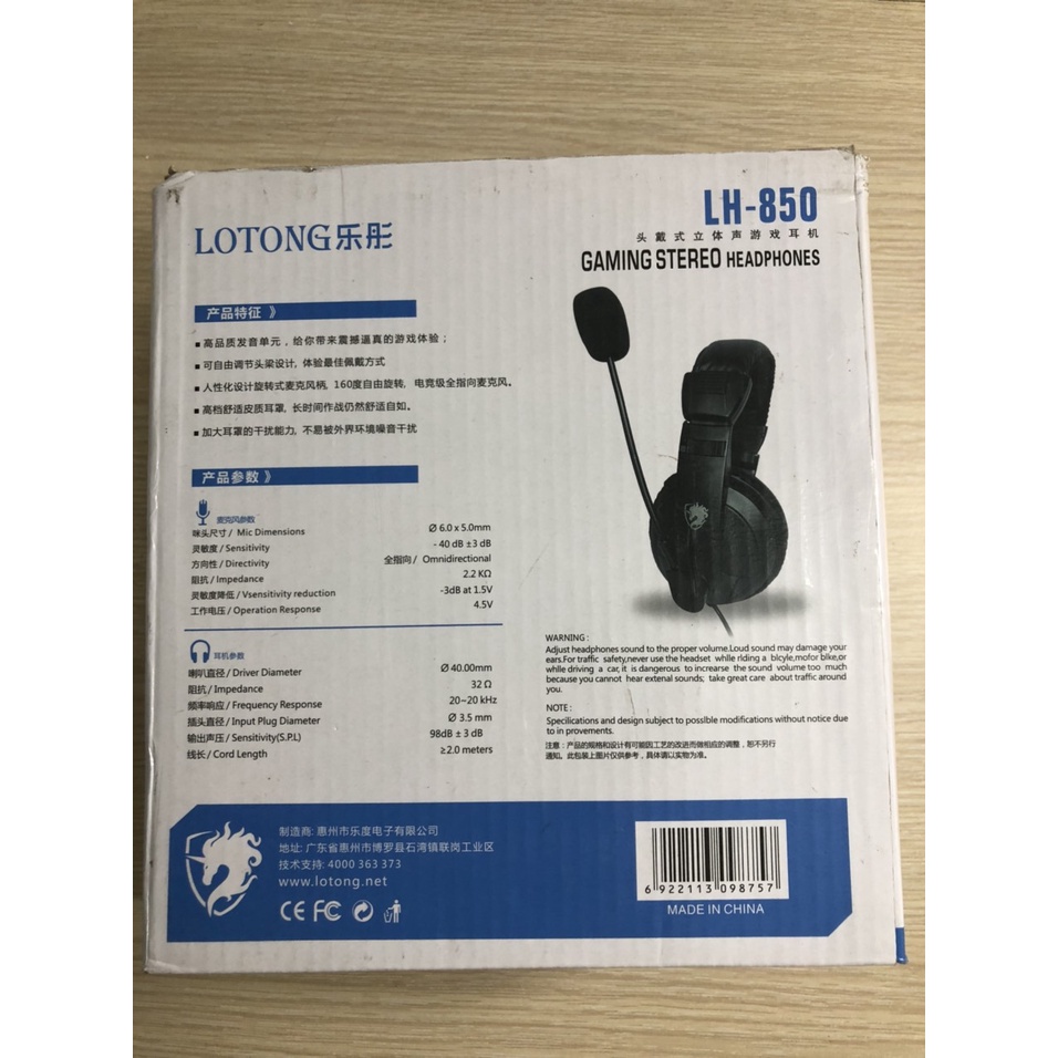TAI NGHE LOTONG LH-850
