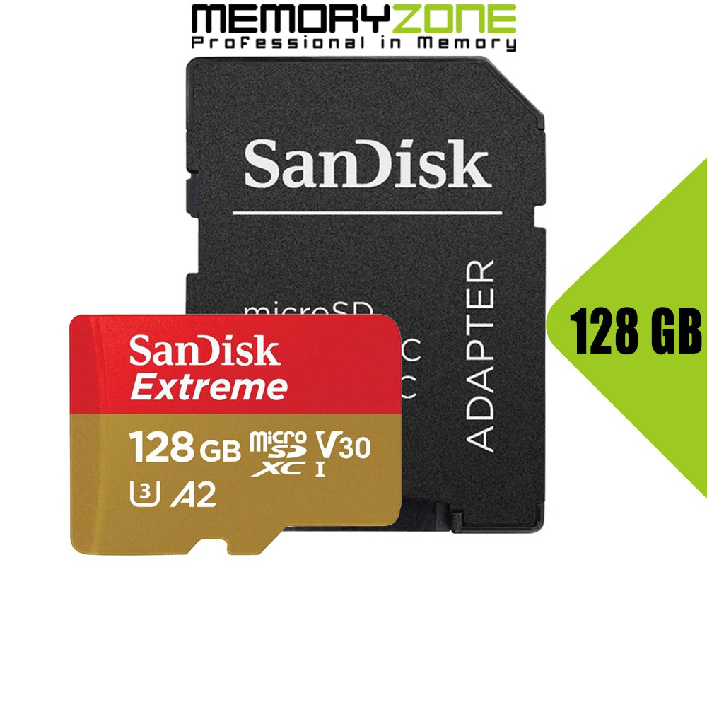 Thẻ Nhớ MicroSDXC SanDisk Extreme V30 A2 128GB 160MB/s SDSQXA1-128G-GN6MN